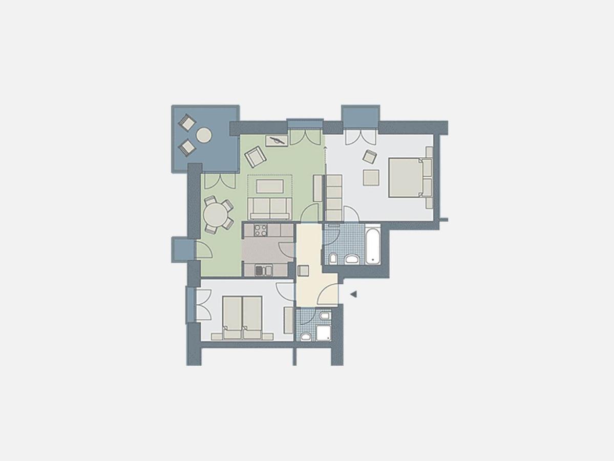 Kaiservillen Heringsdorf - Ferienwohnung Mit 2 Schlafzimmern Und Balkon D213 Экстерьер фото